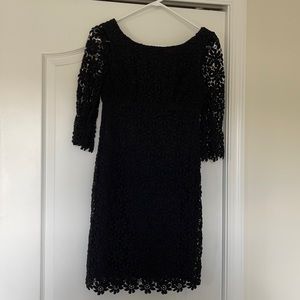 Lilly Pulitzer Black Lace Gown